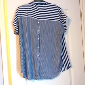 striped blouse XL